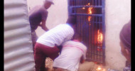 Braamfisherville, Soweto: Burning  Somali man