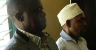 Former Garissa Deputy County Commissioner Dominic Kyenza  and stores clerk Mr Abdullahi Ahmed in a Garissa court