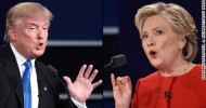 Clinton, Trump battle fiercely in first presidential debate