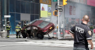 Pedestrians injured by car in New York’s Times Square