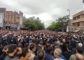 Iran’s Tabriz holds mourning service for President Raisi and entourage