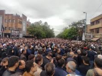 Iran’s Tabriz holds mourning service for President Raisi and entourage