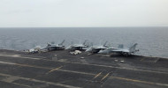Iran ‘harassed’ US aircraft carrier in Strait of Hormuz