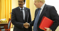 Boris Johnson lands in Somalia for surprise visit amid looming famine