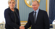 French Presidential Hopeful Le Pen Meets Putin on Russia Trip