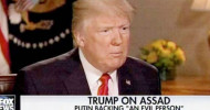 Trump on Assad: Putin backing ‘truly an evil person’