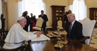 Trump vows to promote peace after ‘fantastic’ meeting with the pope