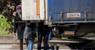 Toddler among 26 migrants found in refrigerated lorry