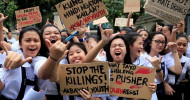 Philippine police kill 32 drug suspects in one day
