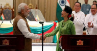 Suu Kyi thanks Modi for strong stance with regard to Rohingya Muslims