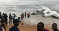 Four dead, six injured in cargo plane crash off Ivory Coast after takeoff