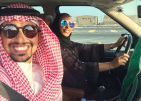 Saudi husband justifies posting photo of teaching wife how to drive