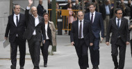 ‘The more fuel you pour on the fire, the bigger it gets’: Catalan separatist leaders arrive for questioning in Madrid