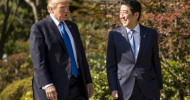 Trump visit likely to boost Abe’s image at home, at least for now