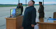 How does North Korea track its long-distance missile tests?