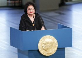 Anti-nuclear group sounds warning at Nobel Peace Prize ceremony in Norway