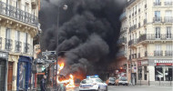 Probe opened after public bus burns to a cinder on Paris street