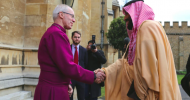 Saudi Crown Prince holds talks with UK’s Archbishop of Canterbury
