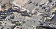Media in Florida report several people killed after pedestrian bridge collapses The bridge at Florida International University in Miami was only built last Saturday.