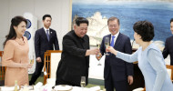 [2018 Inter-Korean Summit] Two Koreas toast ‘To the day when the North and South can freely cross each other’s territory!’