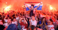 Jubilant Croatia vs. England in despair: How semifinal result was met at home
