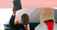 Zimbabwe’s Mnangagwa takes oath amid U.S censure over vote