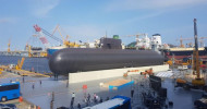 South Korea launches 1st 3,000-ton hybrid submarine