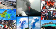 After quake and tsunami, volcano erupts on Indonesian island