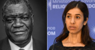 Yazidi rape victim and Congolese doctor win 2018 Nobel peace prize