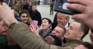 Trump gifts US troops in Iraq with unannounced visit