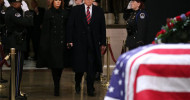 Trump handles Bush’s death with abnormal normality A taboo-busting president who has often trashed the Bush clan observes traditional norms of etiquette after its patriarch’s passing.