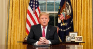 Trump demands border wall: Dems say he deals in ‘fear, not facts’ Televised speeches come as shutdown, centred on Trump’s demand for $5.7bn in border wall funding, heads for 19th day.