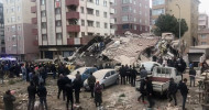 At least 2 dead, 6 rescued after 8-story building collapses in Istanbul’s Kartal
