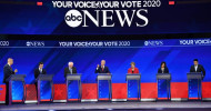 Frontrunners in third US Democratic debate spar over healthcare, yet stress importance of unity