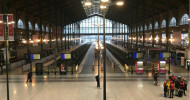 ‘Where is everyone?’ Paris’s Gare du Nord eerily empty as travellers avoid national strike