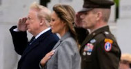 Trump didn’t wear coronavirus mask to meet elderly WW2 vets on VE Day because it was ‘windy’ and they were ‘far away’
