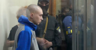 Captured Russian soldier pleads guilty at Kyiv’s 1st war crimes trial