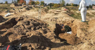 The first 20 bodies have been exhumed at a mass burial site in the Donetsk region’s Lyman.(VIDEO)