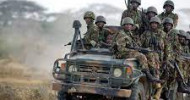 Al-Shabab gunman kills three Kenyan peacekeepers in Somalia . Kenyan military official said a lone attacker fired indiscriminately, wounding five soldiers, before he was gunned down.